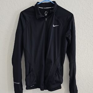 Nike Women's Dri-fit Large Black Running Jacket